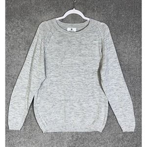 Standard Issue Long Sleeve Knit Crew Neck Pullover Sweater Mens Size‎ Large Gray